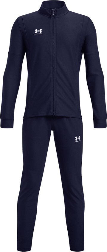 Under Armour UA B&#39;s Challenger Tracksuit Jongens Trainingspak - Blauw - Maat YMD