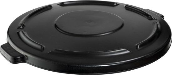 Rubbermaid Round Lid - Fits Brute Container - 75.7 l - Black