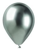 Pack Premium Quality Pack 50 Silver Metallized Latex Balloons G120 (Ø 33cm / 13")
