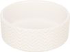 Trixie Bol alimentaire en céramique pour chiens et chats, 0,9 l/Ø 16 cm, blanc