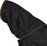 Bucas Irish Turnout Combi Neck - Black/Gold - M