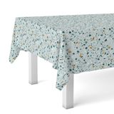 Martina Home Wasdoek tafelkleed Alcoa blauw 240 x 140 cm