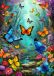 Alipson Puzzle Nuées de Papillons - 500 à 999 pièces
