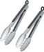Westmark 2 Grill-/serveertang, met roestvrijstalen lepels en rubberhandvatten, lengte: 27,5 cm, Roestvrij Staal/Plastic, Classic Special Midi, Zilver/Zwart, 162422E3
