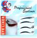 Merkloos Eyeliner stickers - 4 designs met strass steentjes - Voor feestjes & festivals