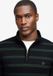 Superdry Cotton Stripe Half Zip Trui Slanke Pasvorm Heren XL Marineblauw/ijsgroen gestreept