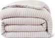 Goodivery ® Dekbedset voor twee personen 220x230 cm lichtgrijs synthetisch 4-seizoenen dekbed