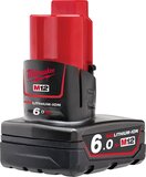 Milwaukee M12 B6 Li-Ion Accu V12 6.0Ah - 4932451395