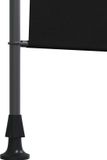 vidaXL Buitenzonwering Rolgordijn Zwart 100 x 270 cm