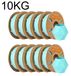 PLA Filament - Surface mate, filament pour imprimante 3D 1,75 mm - Bobine de 10 kg - Convient aux imprimantes 3D FDM - Diamètre précis - Vert menthe