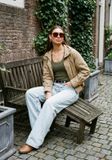 Notre-V 46936 Enkellaarsjes Dames Beige