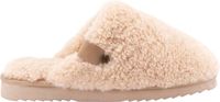 Warmbat Midura curly wool Dames Sloffen - Ecru