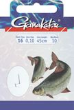 Gamakatsu 1050N Roach | Onderlijn | 70cm | Haakmaat 12 | 10 stuks