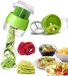 Ibenzoa® Multifunctionele Coupe-légumes manuelle avec diverses solutions de coupe