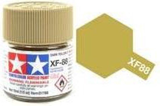 Tamiya XF-88 Dark Yellow - Matt - Acrylverf - 10ml