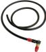 Lezyne Vloerpompslang met Abs-1 Pro kop 136 cm Rood/Zwart