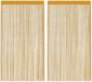 vidaXL Koordgordijnen 2 stuks 140x250 cm goudkleurig