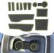 OEM Bol Rubber Matten - Antislip - Voor Middenconsole Opbergvak Mokka B Mokka E 2021-2023 2024 - Groen