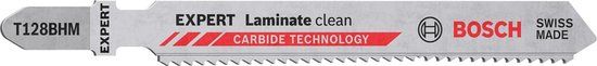 Bosch Expert 'Laminate Clean' T128 BHM Decoupeerzaagblad - 3 stuks - 2608900542