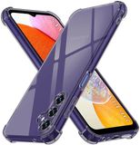 Techsuit Hoesje geschikt voor Samsung Galaxy A14 4G/5G - Shockproof Silicone Back Cover - Zwart