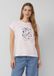 s.Oliver - Dames T-shirt met print op voorzijde - Zachtroze - Maat 46