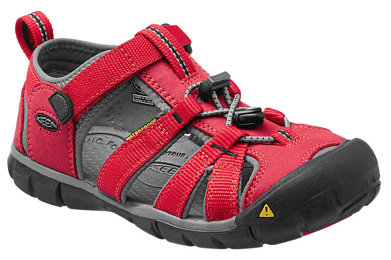 KEEN Seacamp II CNX Sandalen Jongeren, racing red/gargoyle 2020 EU 32-33 Casual sandalen