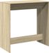 vidaXL Table de bar 102x50x103,5 cm bois traité couleur chêne sonoma