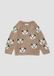 s.Oliver Kinder Trui Bruin Dierenprint Lange Mouw Ronde Hals Polyester Regular Fit Unisex 80