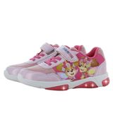 Leomil Paw Patrol - Schoenen voor meisjes met lichtjes - Skye en Liberty Sneakers voor kinderen met klittenband - Lichtgevende kindersneaker - Maat 24 - Roze