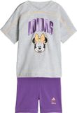 Adidas Disney Minnie Mouse T-shirtset - Kinderen - Grijs