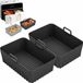 Ninja Accessoires voor airfryer - Siliconen vorm - Set van 2 - Vaatwasmachinebestendig - Noir