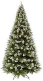 Triumph Tree Pittsburgh Kunstkerstboom met Dennenappels - Kunst Kerstboom H155 x Ø84 cm - Groen Frosted