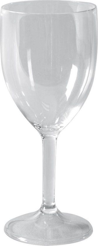 Bo-Camp Wijnglas - Polycarbonaat - Onbreekbaar - 2 Stuks - Transparant