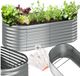 Tectake Jardinière surélevée Flormma - 200 x 100 x 60 cm - Acier galvanisé
