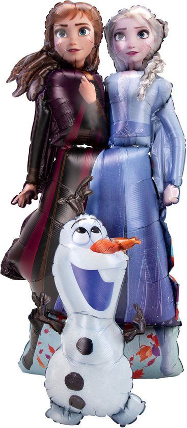 Frozen 2 Airwalker folie ballon XL 147cm - Disney Frozen - Verjaardag