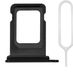 Mmobiel Sim Tray Kaart Houder Nano Slot voor iPhone 12 Mini (Zwart) 5.4 inch Incl Rubber Ring en SIM Pin