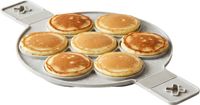 alpina Pannenkoekenmal - Siliconen Bakvorm voor 7 Ronde Pannenkoeken - Lichtgrijs