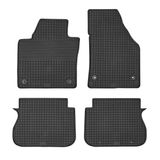 RIDEX 215A0111 Jeu de tapis de sol avant et arrière, noir, TPE (élastomère thermoplastique)