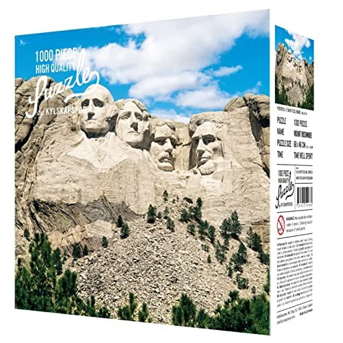 Kylskapspoesi KYL00860 - Hoge kwaliteit puzzel Mount Rushmore (1000 stukjes)