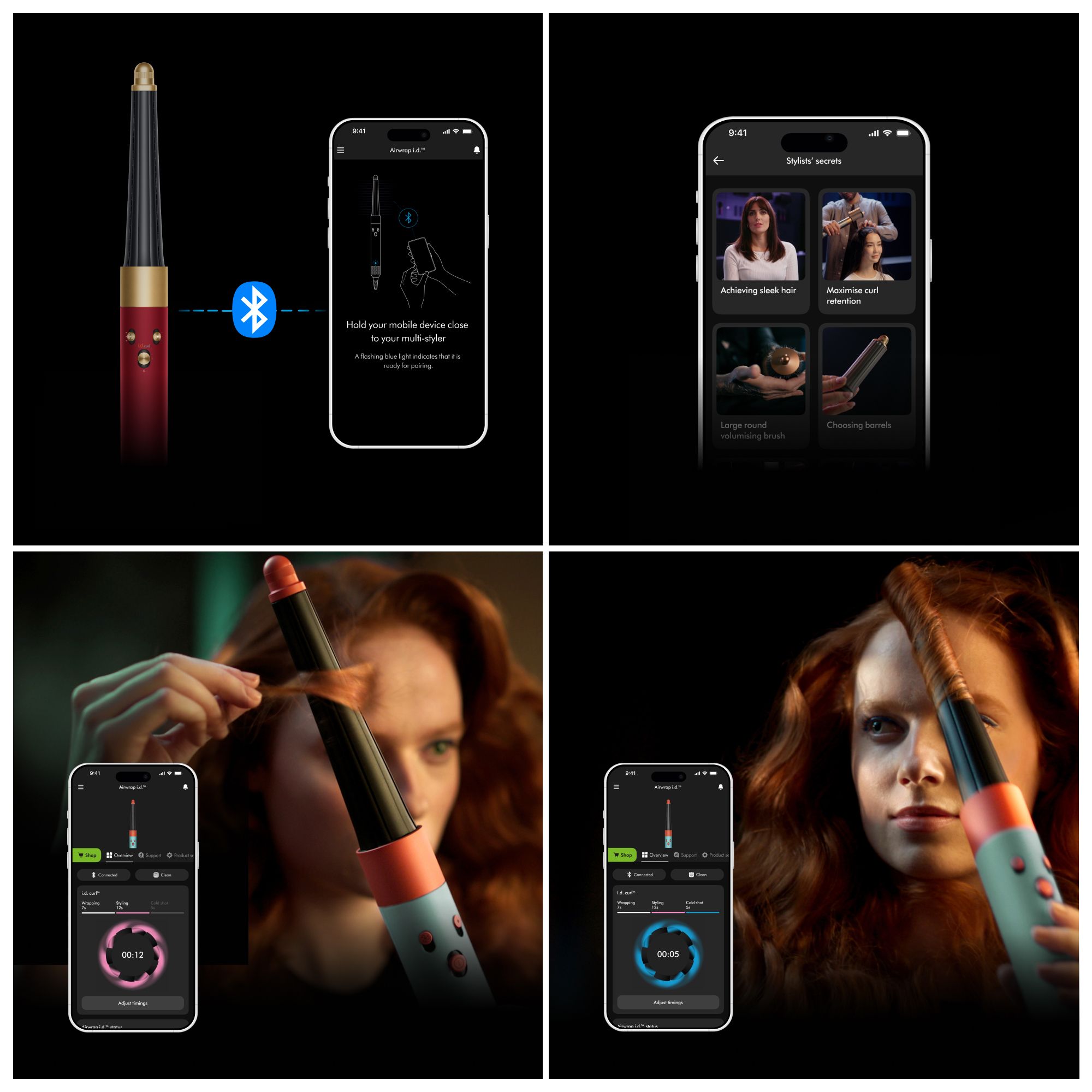 Dyson Airwrap i.d. Curly+Coily - Multistyler - Föhnborstel - Krulborstel - Red Velvet/Goud
