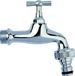 Aquajet Robinet de jardin chromé 1/2" - Avec raccord rapide