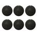 SPAAS Rustieke geurloze bolkaars 80 mm, ± 24 uur - zwart