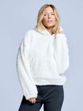 Poederbaas Four Seasons Fluffy Hoody Trui Dames Off White XL