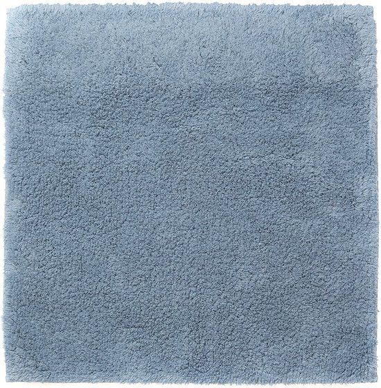 Casilin Havana WC Mat 60x60cm - Jeans Blauw - Antislip - Katoen - Vierkant