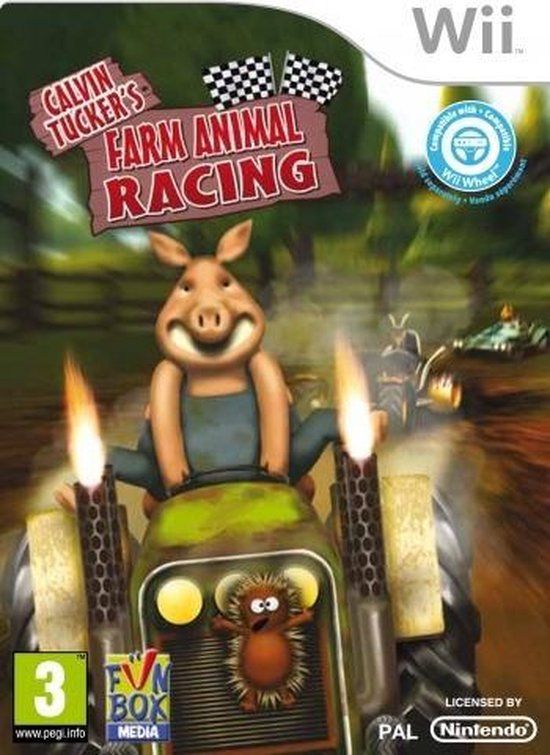 Funbox Calvin Tuckers Farm Animal Racing - Nintendo Wii