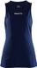 Craft Rush Slim Singlet Dames - Marine | Maat: M