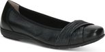 Caprice Dames Ballerina 9-22117-44 003 Zwart Leer G-breedte Maat 38 EU