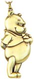Monogram Int. Winnie-the-Pooh Pewter-Keychain Winnie the Pooh
