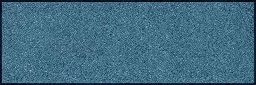 Wash+Dry Voetmat Steel Blue 60x180 cm - Binnen en Buiten - Wasbaar