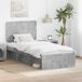 vidaXL Bedframe Béton Gris 90 x 190 cm Pin massif